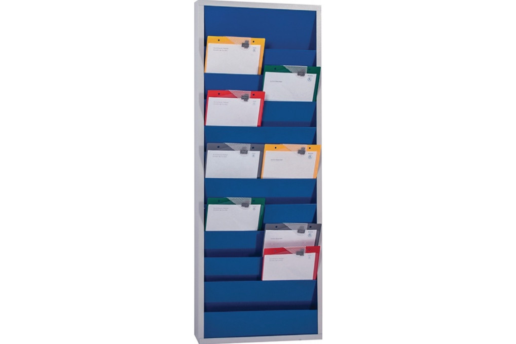 Werkstattplaner H1278xB554xT74mm ultramarinblau 2 reihig Werkstattplaner H1278xB554xT74mm ultramarinblau 2 reihig