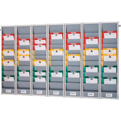 Planungstafel H1282xB2300xT78mm 7 Reihen inkl.Wandprofil EICHNER Planungstafel H1282xB2300xT78mm 7 Reihen inkl.Wandprofil EICHNER