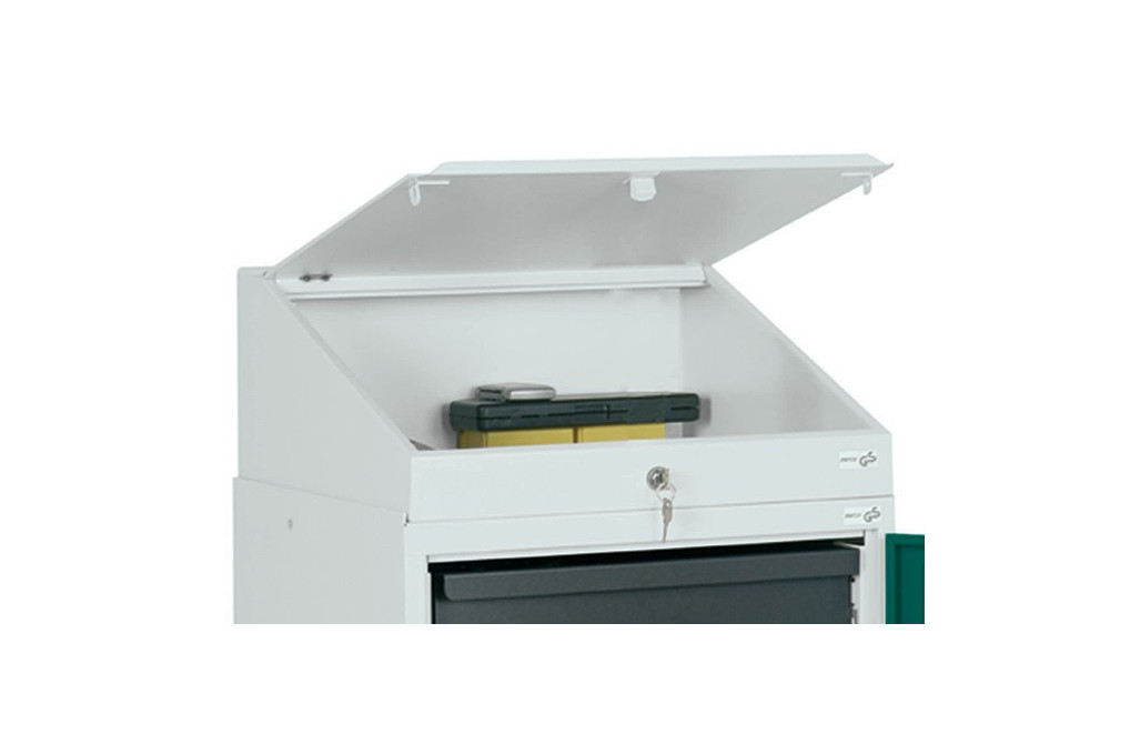 Pultaufsatz H272 91xB500xT500mm lichtgrau STUMPF Pultaufsatz H272 91xB500xT500mm lichtgrau STUMPF