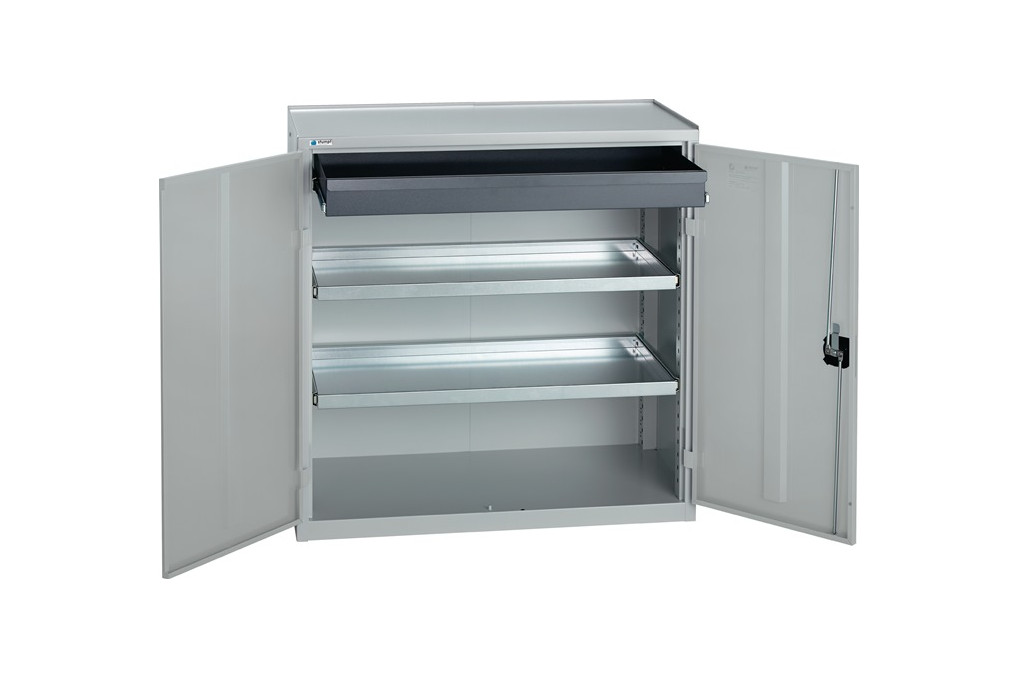 Werkzeug Beistellschrank H1000xB1000xT500mm 1Schubl.,2Bd.lichtgrau lichtgrau Werkzeug Beistellschrank H1000xB1000xT500mm 1Schubl.,2Bd.lichtgrau lichtgrau