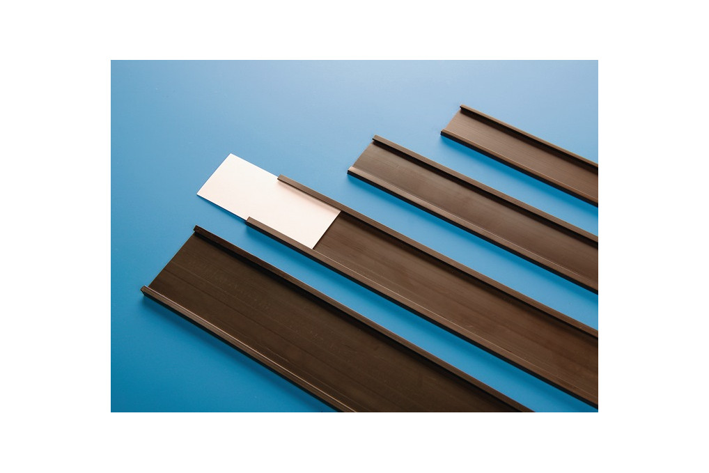 Etikettenhalter B.40mm Rollen L.50m S.1,0mm C Profil magn.MAGNETOPLAN