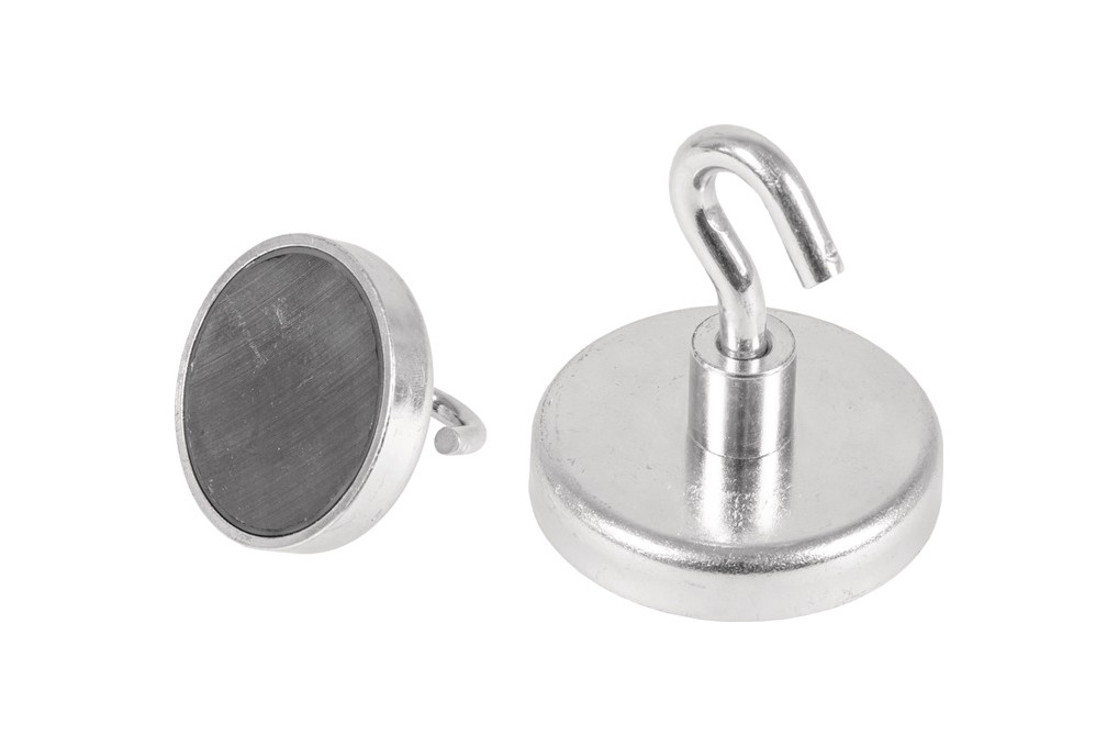 Kraftmagnet D.47mm verzinkt,m.Hak.5St. Karton EICHNER Kraftmagnet D.47mm verzinkt,m.Hak.5St. Karton EICHNER