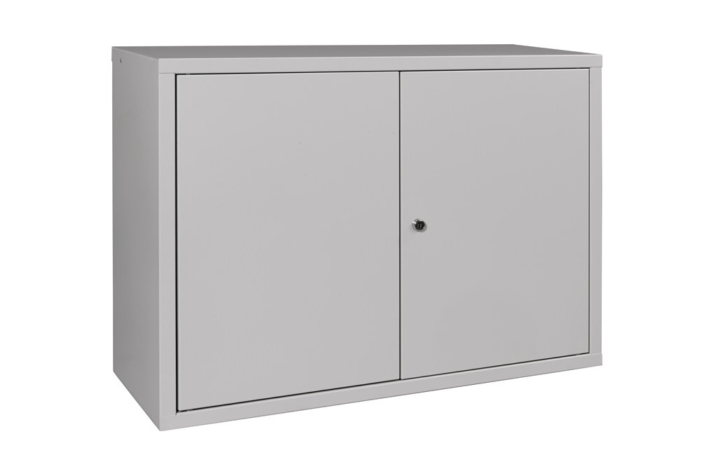 Hängeschrank H600xB800xT300mm Vollblech,1 BD lichtgrau lichtgrau