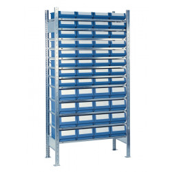 Steckregal H2000xB1000xT300mm Anbauregal 12 Stahlböden 32 x 2,16 x 3 Steckregal H2000xB1000xT300mm Anbauregal 12 Stahlböden 32 x 2,16 x 3