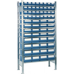 Steckregal H2000xB1000xT400mm Grundregal 12 Stahlböden 32 x 4,16 x 5,16 x 6 Steckregal H2000xB1000xT400mm Grundregal 12 Stahlböden 32 x 4,16 x 5,16 x 6