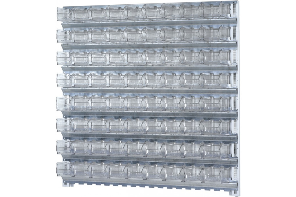 Wandsystem H1000xB1010mm STA verz.m.Sichtlagerk.72xMK5 transp.PROMAT Wandsystem H1000xB1010mm STA verz.m.Sichtlagerk.72xMK5 transp.PROMAT