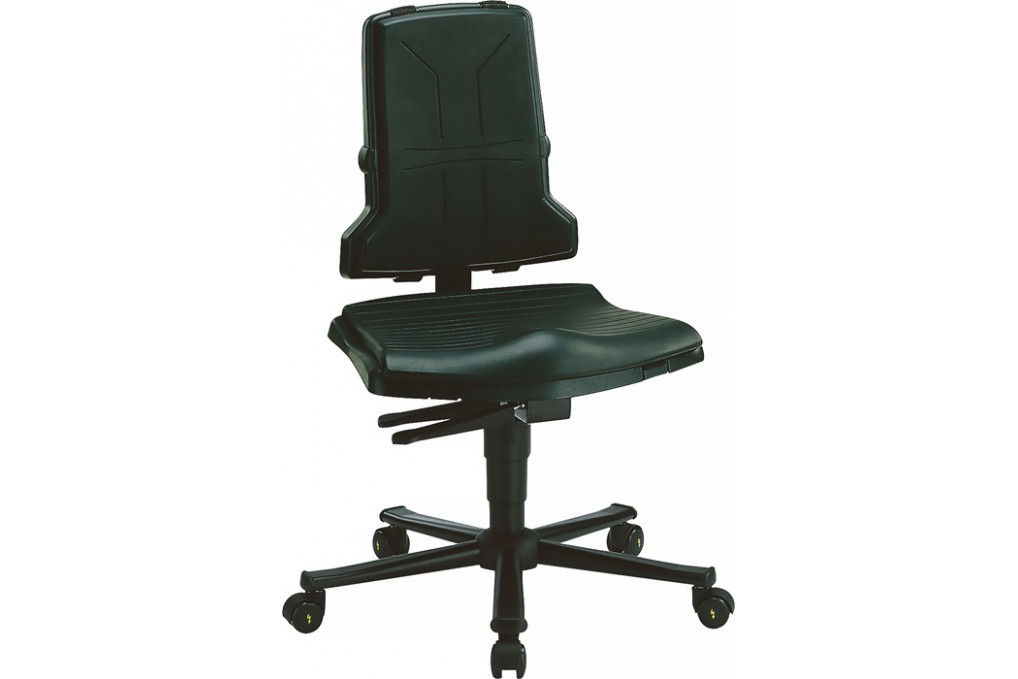 Arbeitsdrehstuhl Sintec B RollenPP ESD grau 430 580mm BIMOS