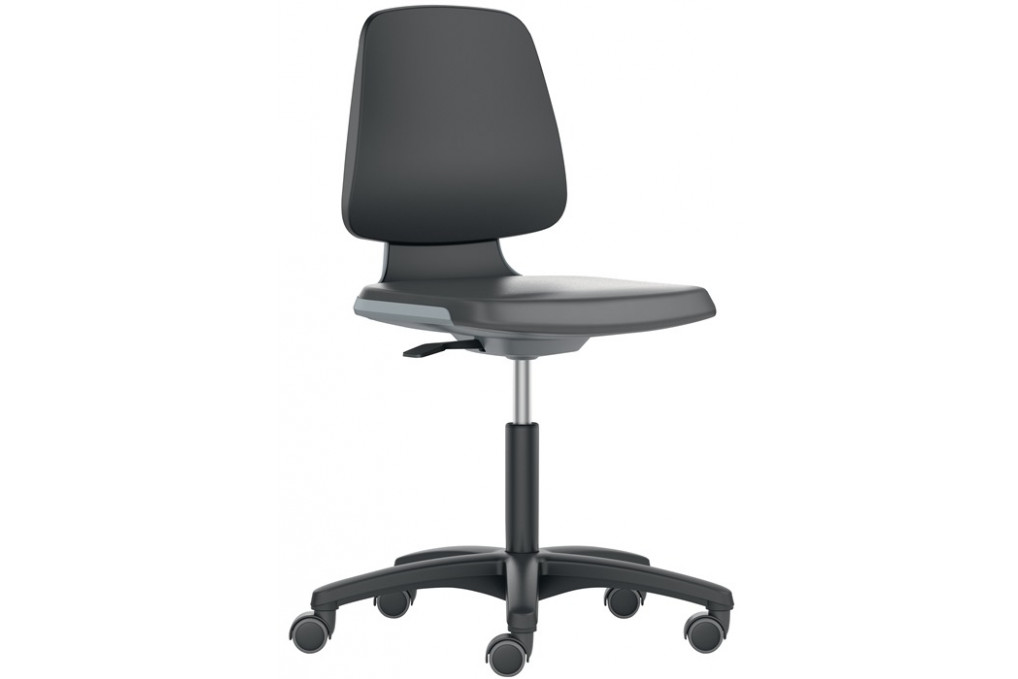Arbeitsdrehstuhl Labsit Rl.Sitzschale anth.Integralschaum schwarz Arbeitsdrehstuhl Labsit Rl.Sitzschale anth.Integralschaum schwarz