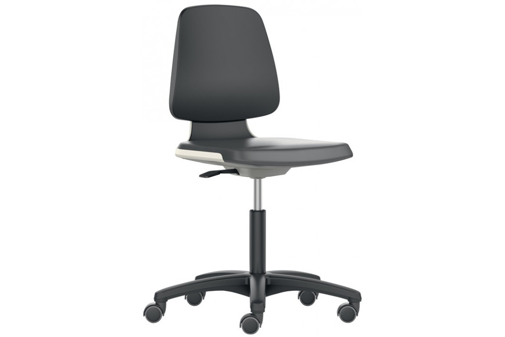 Arbeitsdrehstuhl Labsit Rl.Sitzschale anth.Supertec Gewebe schwarz