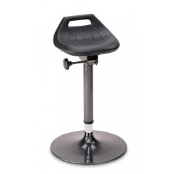 Stehhilfe Integralschaum Sitz H.650 850mm STA anthrazit Tellerfuß BIMOS Stehhilfe Integralschaum Sitz H.650 850mm STA anthrazit Tellerfuß BIMOS