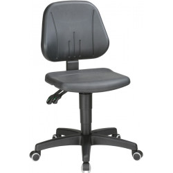 Arbeitsdrehstuhl Unitec Rollen Integralschaum schwarz 440 620mm BIMOS Arbeitsdrehstuhl Unitec Rollen Integralschaum schwarz 440 620mm BIMOS