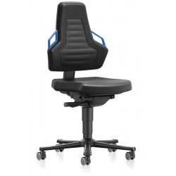 Arbeitsdrehstuhl Nexxit Rl.Grifffarbe blau Integralschaum Arbeitsdrehstuhl Nexxit Rl.Grifffarbe blau Integralschaum