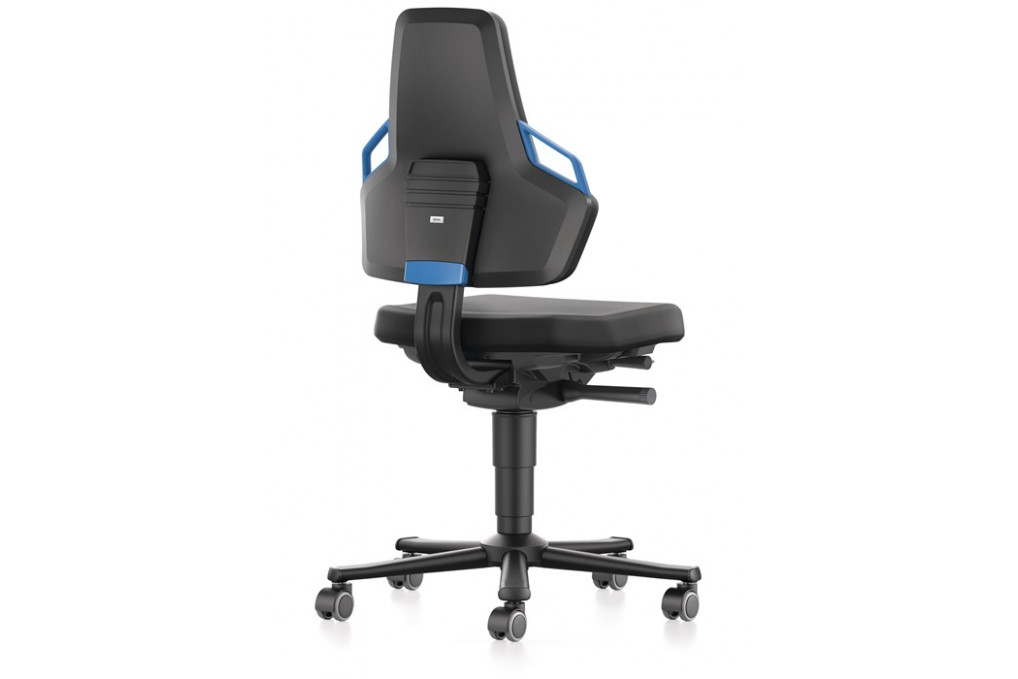 Arbeitsdrehstuhl Nexxit Rl.Grifffarbe blau Integralschaum Arbeitsdrehstuhl Nexxit Rl.Grifffarbe blau Integralschaum