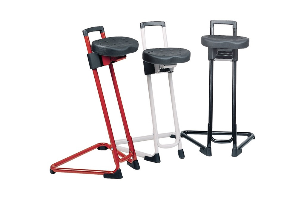 Stehhilfe Integralschaum Sitz H.600 850mm STA schwarz Lotz Stehhilfe Integralschaum Sitz H.600 850mm STA schwarz Lotz