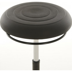 Drehhocker Kunststoff Tellerfuß PU Schaum schwarz Sitz H.510 700mm LOTZ Drehhocker Kunststoff Tellerfuß PU Schaum schwarz Sitz H.510 700mm LOTZ