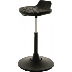 Drehhocker Kunststoff Tellerfuß PU Schaum schwarz Sitz H.490 680mm LOTZ Drehhocker Kunststoff Tellerfuß PU Schaum schwarz Sitz H.490 680mm LOTZ