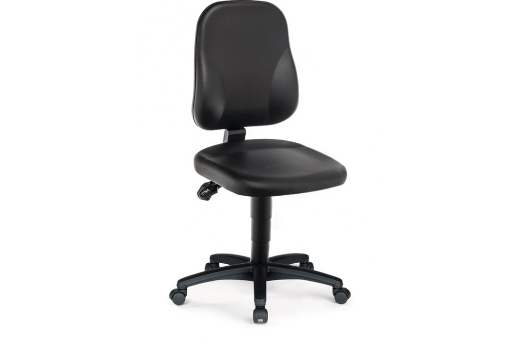 Arbeitsdrehstuhl Rl.Kunstlederpolster schwarz 450 620mm BIMOS Arbeitsdrehstuhl Rl.Kunstlederpolster schwarz 450 620mm BIMOS