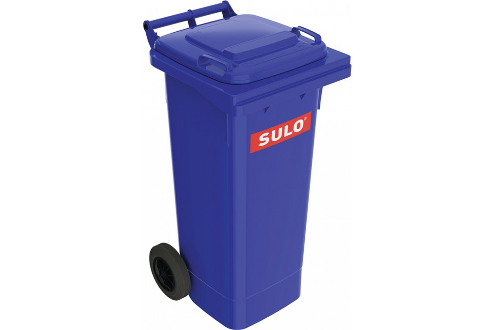Müllgroßbehälter 80l HDPE blau fahrbar,n.EN 840 SULO Müllgroßbehälter 80l HDPE blau fahrbar,n.EN 840 SULO