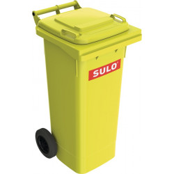 Müllgroßbehälter 80l HDPE gelb fahrbar,n.EN 840 SULO Müllgroßbehälter 80l HDPE gelb fahrbar,n.EN 840 SULO