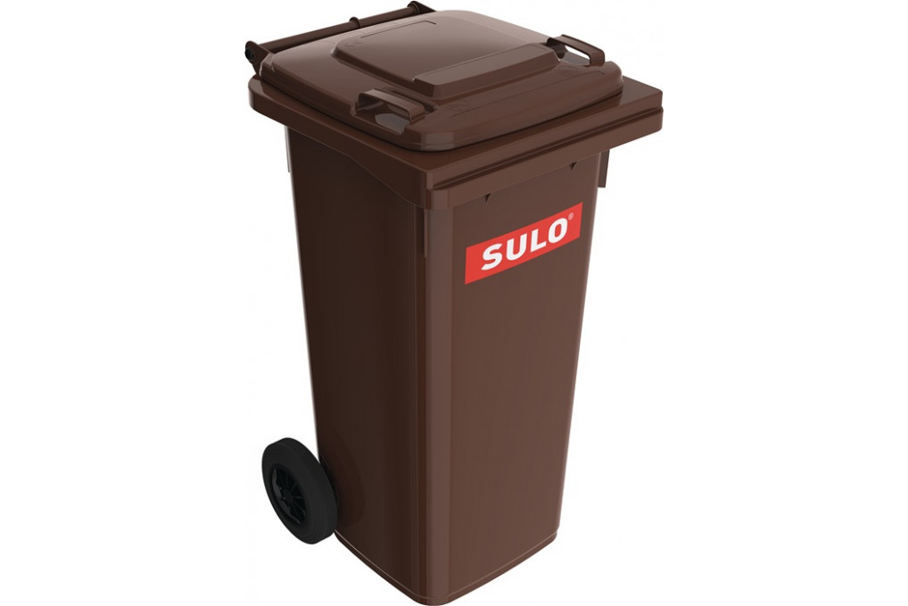 Müllgroßbehälter 120l HDPE braun fahrbar,n.EN 840 SULO Müllgroßbehälter 120l HDPE braun fahrbar,n.EN 840 SULO