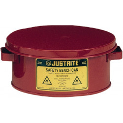 Tränkbehälter 4,0l Stahlbl.D238xH114mm JUSTRITE Tränkbehälter 4,0l Stahlbl.D238xH114mm JUSTRITE