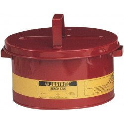 Tränkbehälter 8,0l Stahlbl.D292xH149mm JUSTRITE Tränkbehälter 8,0l Stahlbl.D292xH149mm JUSTRITE