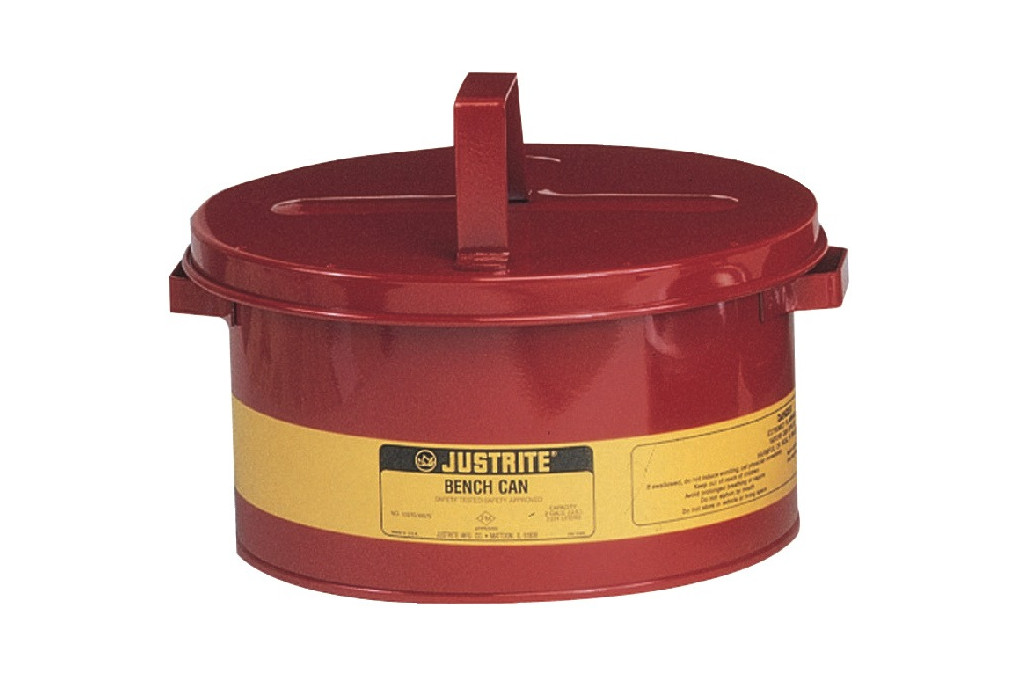 Tränkbehälter 8,0l Stahlbl.D292xH149mm JUSTRITE Tränkbehälter 8,0l Stahlbl.D292xH149mm JUSTRITE
