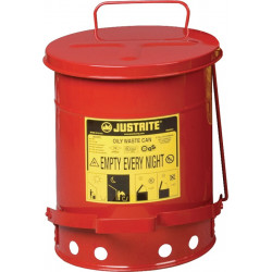 Sicherheitssammelbehälter 80l Stahlbl.D470xH600mm JUSTRITE Sicherheitssammelbehälter 80l Stahlbl.D470xH600mm JUSTRITE