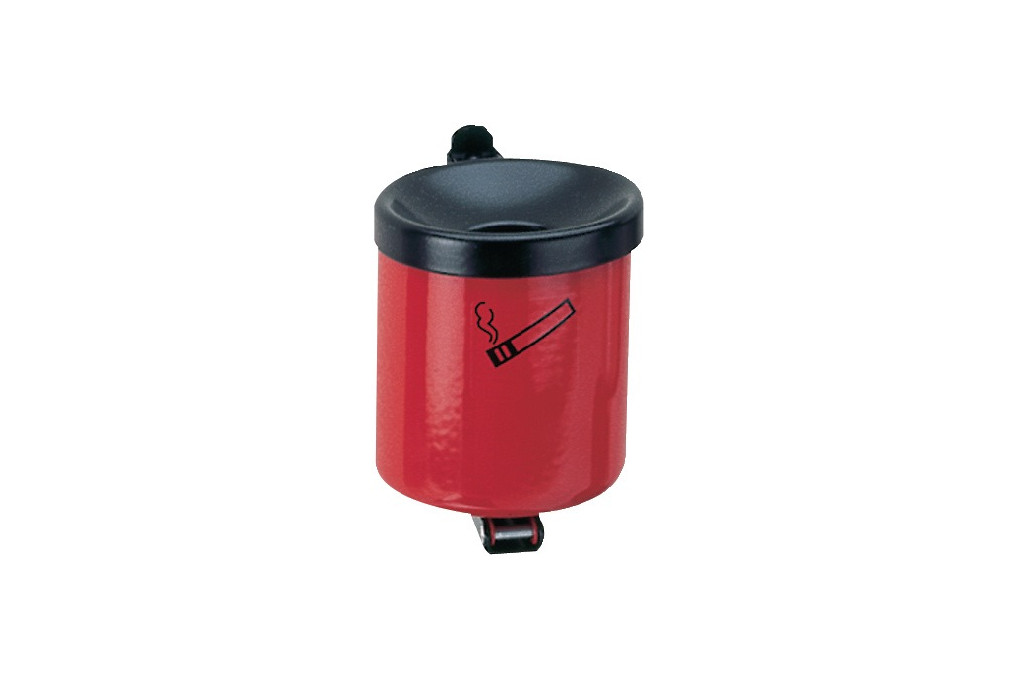 Wandascher Ø90xH100mm rot m.Kippvorrichtung TKG Wandascher Ø90xH100mm rot m.Kippvorrichtung TKG