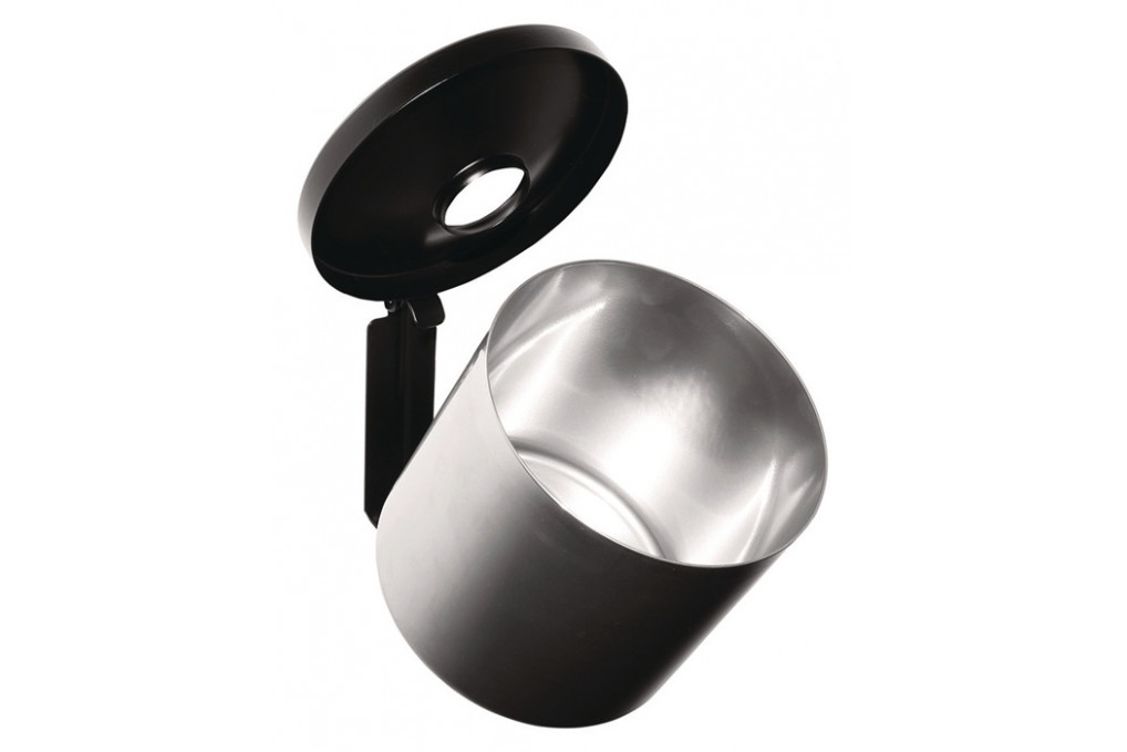 Wandascher Ø150xH145mm neusilber m.Kippvorrichtung TKG Wandascher Ø150xH145mm neusilber m.Kippvorrichtung TKG