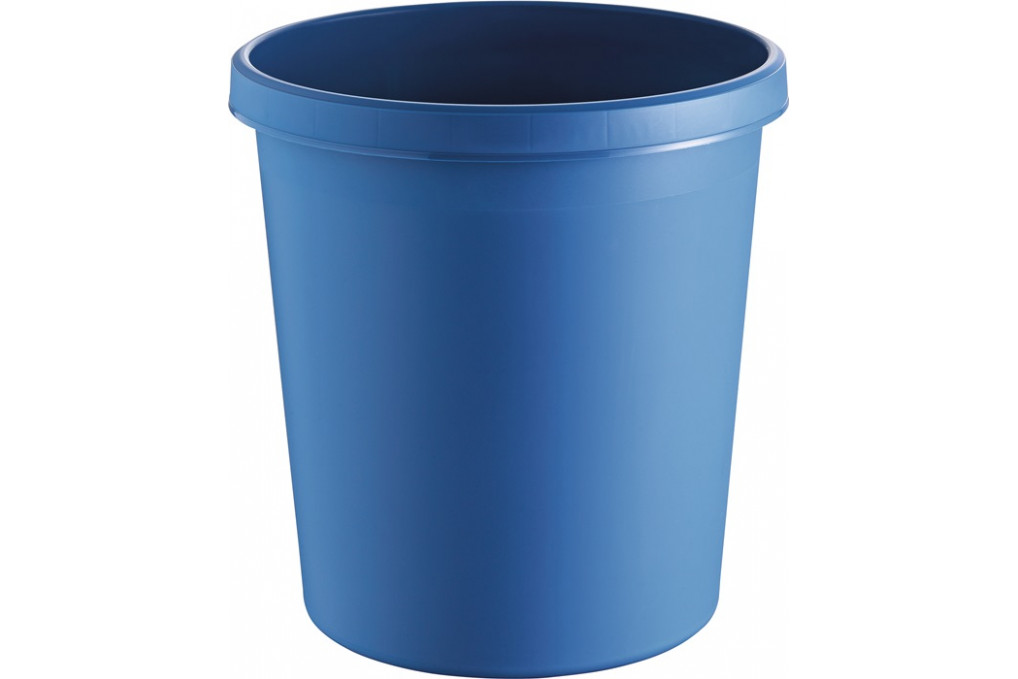 Papierkorb 18l H331xØ315mm m.Griffrand Ku.blau Papierkorb 18l H331xØ315mm m.Griffrand Ku.blau