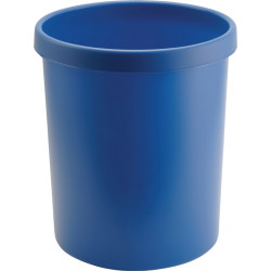 Papierkorb 30l H405xØ350mm m.Griffrand Ku.blau Papierkorb 30l H405xØ350mm m.Griffrand Ku.blau