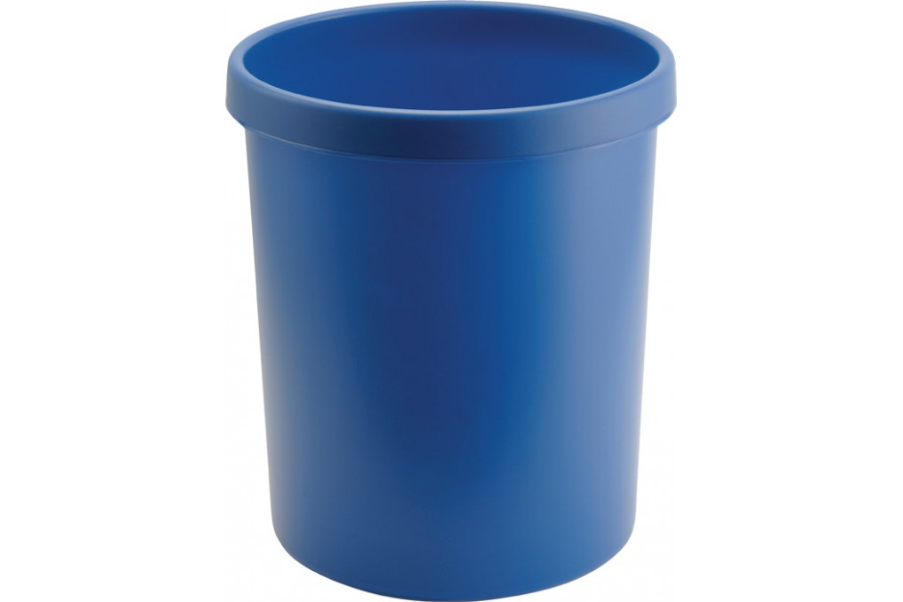 Papierkorb 30l H405xØ350mm m.Griffrand Ku.blau Papierkorb 30l H405xØ350mm m.Griffrand Ku.blau