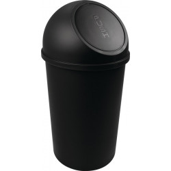 Abfallbehälter H615xØ312mm 25l schwarz HELIT Abfallbehälter H615xØ312mm 25l schwarz HELIT