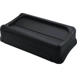 Deckel PE schwarz B297xT521mm f.Wertstoffsammler 60 87l Schwingdeckel RUBBERMAID Deckel PE schwarz B297xT521mm f.Wertstoffsammler 60 87l Schwingdeckel RUBBERMAID