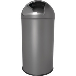 Abfallsammler Ø314xH650mm 30l mittelgrau HELIT Abfallsammler Ø314xH650mm 30l mittelgrau HELIT