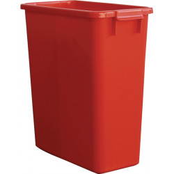 Abfall u.Wertstoffsammler 60l H590xB285xT555mm PE rot GRAF Abfall u.Wertstoffsammler 60l H590xB285xT555mm PE rot GRAF
