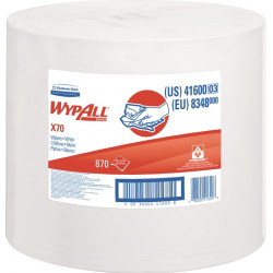 Reinigungstuch WypAll® X70 8348 L315xB310ca.mm weiß 1 lagig KIMBERLY CLARK Reinigungstuch WypAll® X70 8348 L315xB310ca.mm weiß 1 lagig KIMBERLY CLARK