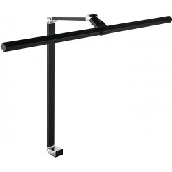 Schreibtischleuchte Alu KU schwarz H.720mm m.Tischklemme m.LED Schreibtischleuchte Alu KU schwarz H.720mm m.Tischklemme m.LED