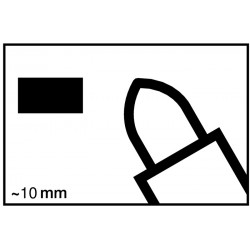 Industrie Pastenmarker 950 gelb Strich B.10mm Rundspitze EDDING Industrie Pastenmarker 950 gelb Strich B.10mm Rundspitze EDDING