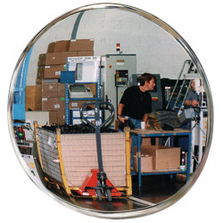 Kontroll  Sicherheitsspiegel D.600mm Rückw.schwarz m.Halterung 8m SPL