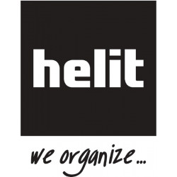 Tischprospekthalter DIN A4 hoch Ku.transp.freistehend HELIT