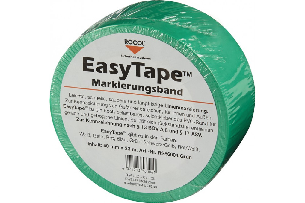 Bodenmarkierungsband Easy Tape PVC grün L.33m B.50mm Rl.ROCOL