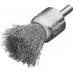 Pinselbürste D.30mm Schaft 6mm Drahtstärke 0,3mm STA 18000min ¹ LESSMANN