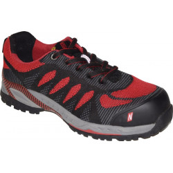 Sicherheitsschuh PRO STEP Gr.43 W.11 schwarz rot S1P SRC EN ISO 20345,EN 61340 4