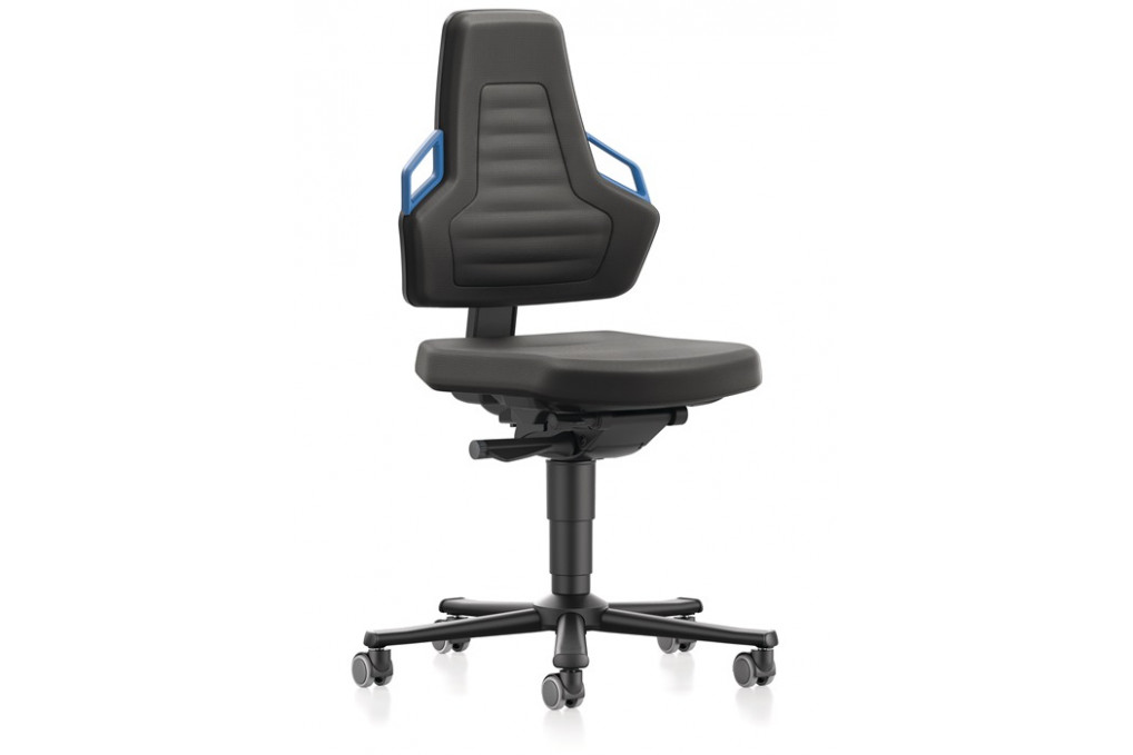 Arbeitsdrehstuhl Nexxit Rl.Grifffarbe blau Supertec Gewebe Arbeitsdrehstuhl Nexxit Rl.Grifffarbe blau Supertec Gewebe