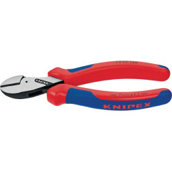 Kompaktseitenschneider X Cut® L.160mm Kopf pol.Mehrkomp. Hülle KNIPEX