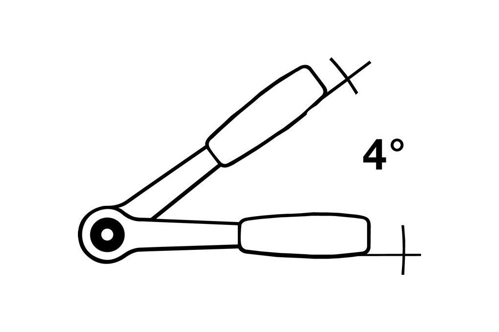 Hebelumschaltknarre 916 HPL 1/