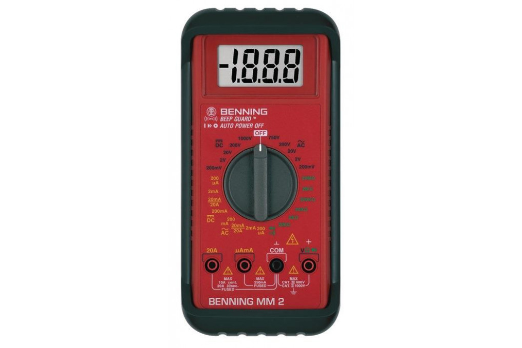 Multimeter MM 2 0,1 mV-1000 V