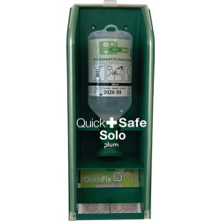 Augenspülstation QuickSafe Solo 0,5l Pflasterrefill B140mm
